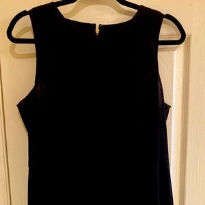 White House Black Market Black Tunic Top Size 10
